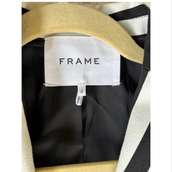 Frame denim striped blazer - Picture 6 of 12